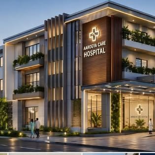 Hospital building elevation